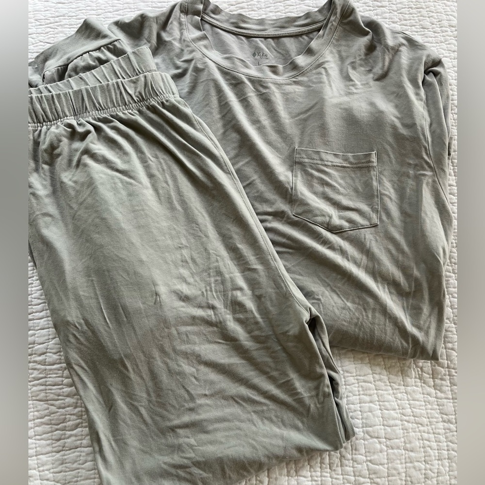 Kyte baby 2pc Men’s Jogger set Size Large Storm Silver - Picture 4 of 12